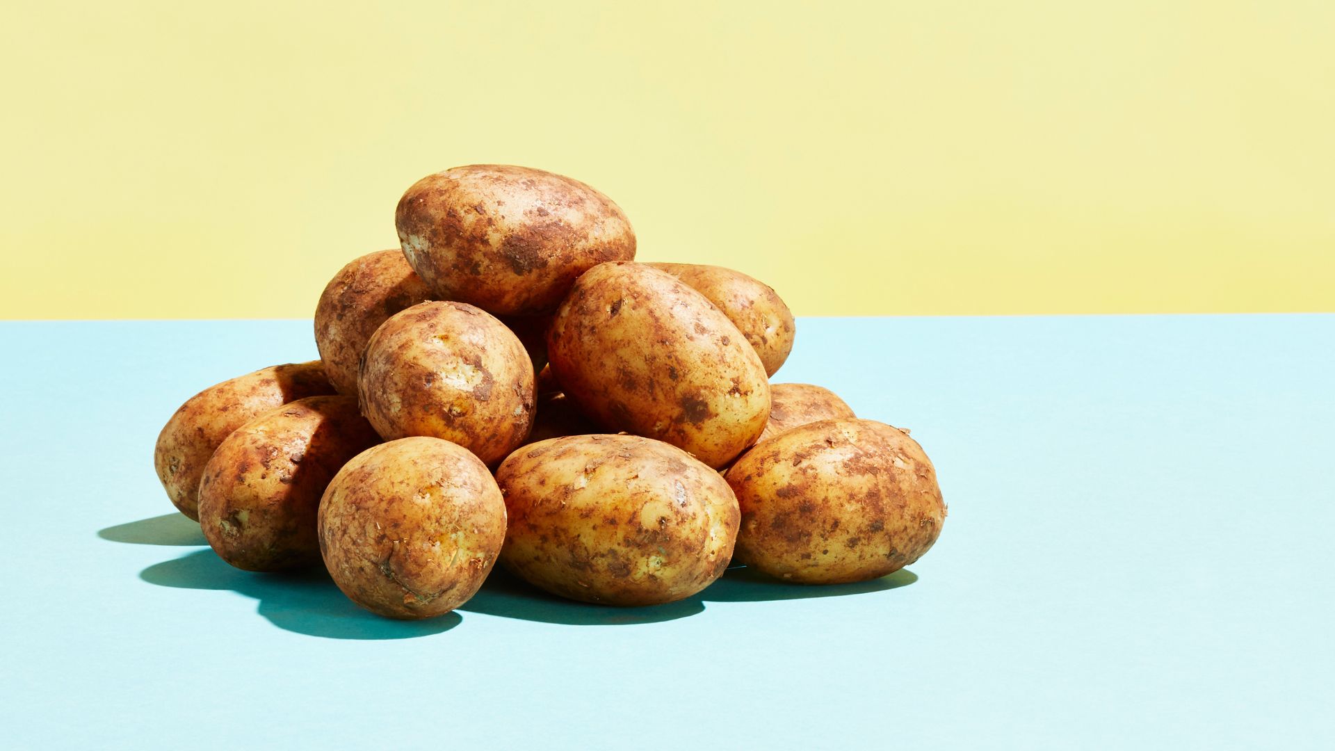 potatoes in a pile
