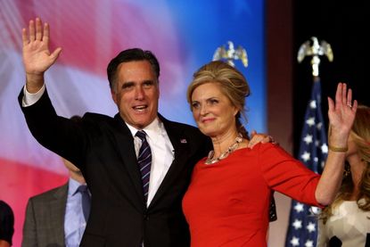 Mitt Romney and Ann Romney.