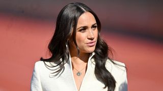 Meghan Markle Strictly Come Dancing - Meghan, Duchess of Sussex attends day two of the Invictus Games 2020 at Zuiderpark on April 17, 2022 in The Hague, Netherlands.