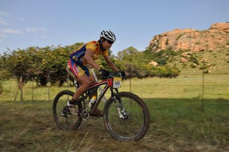 Women's winner Yolande Speed is in a class of her own.