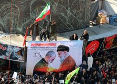 Iran's ayatollah and late Gen.Qassem Soleimani
