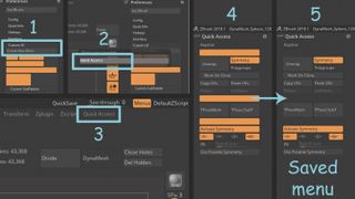 ZBrush: custom menus