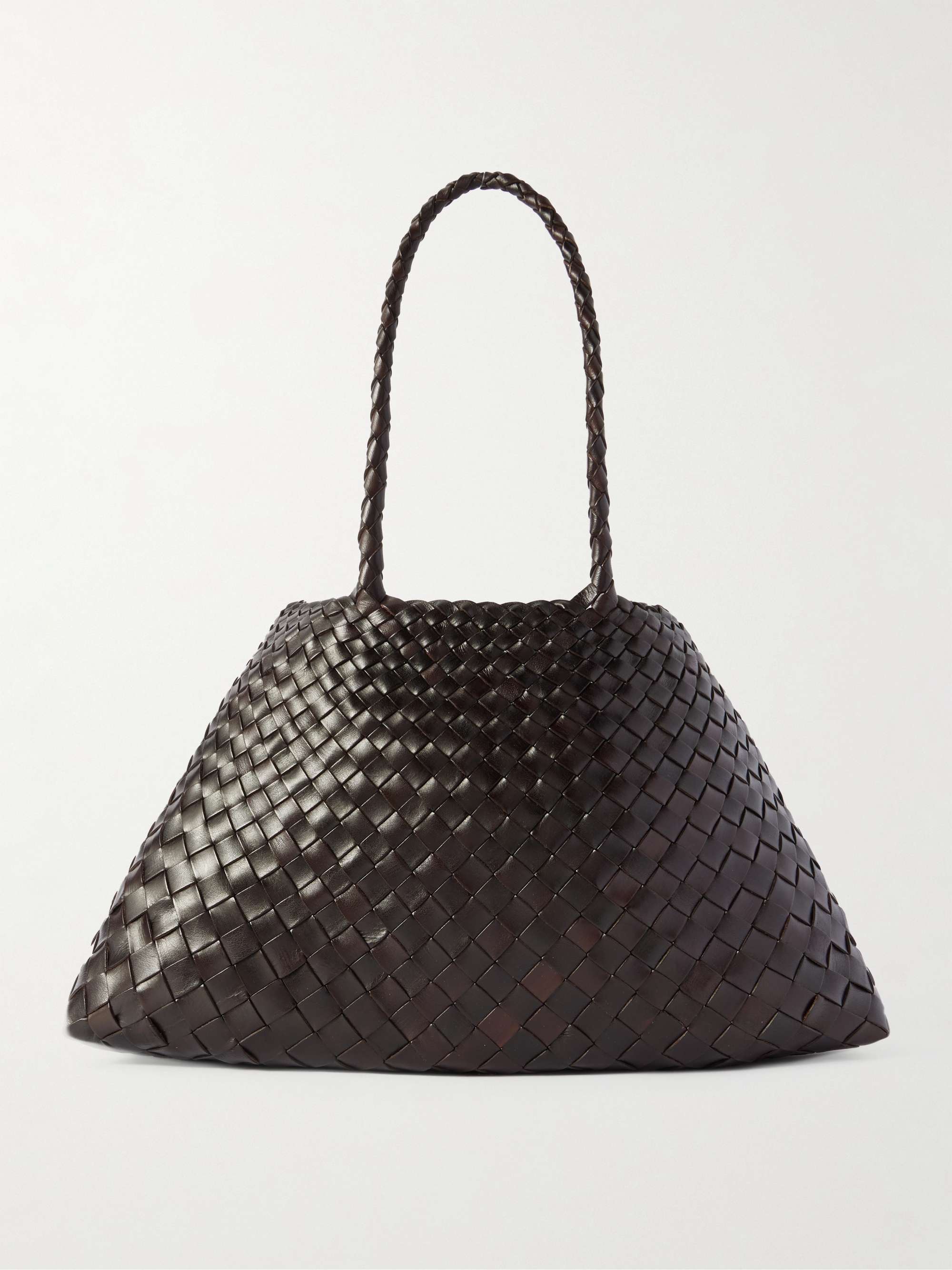 Santa Croce Big Woven Leather Tote
