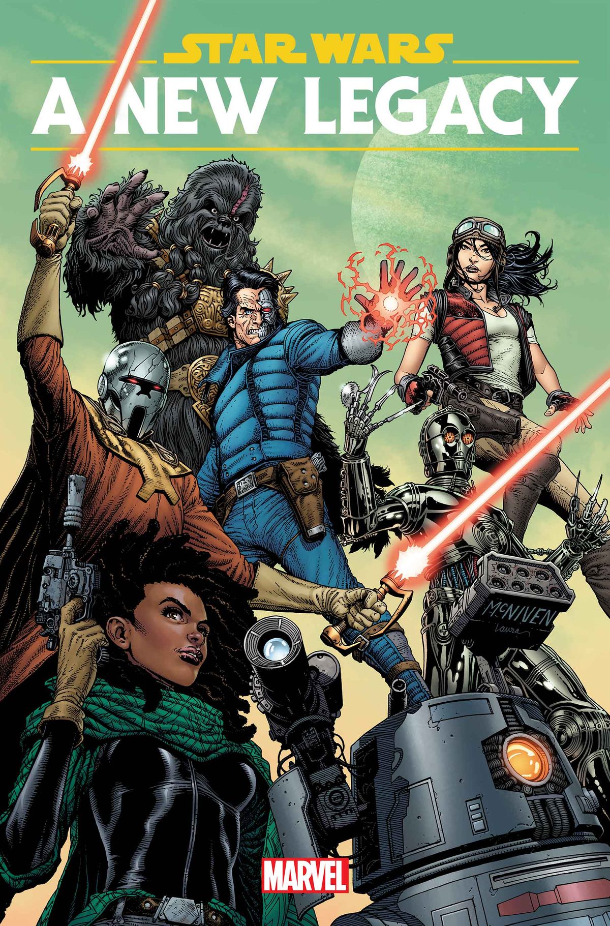 Covers for Star Wars: A New Legacy #1.