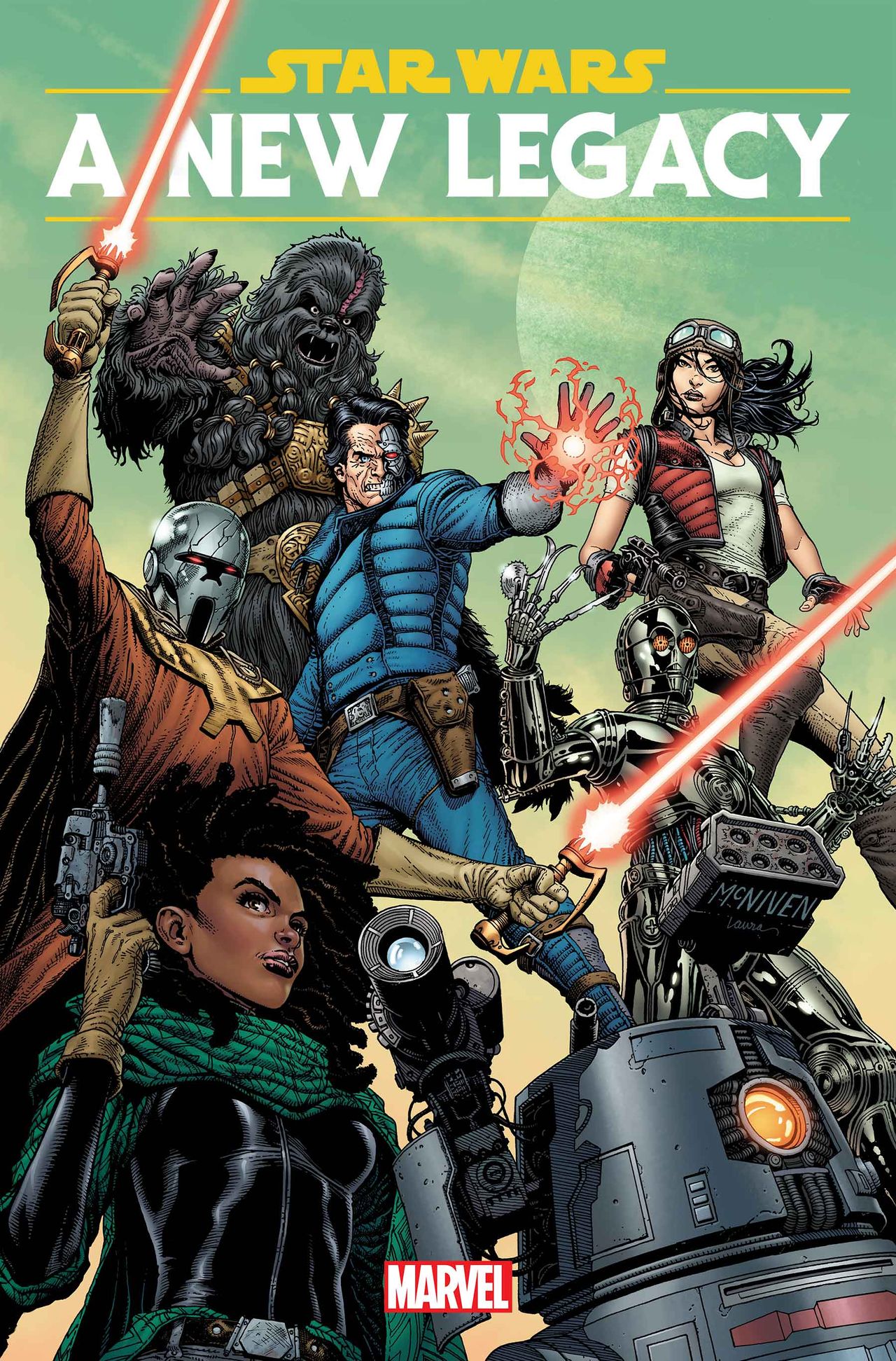 Covers for Star Wars: A New Legacy #1.