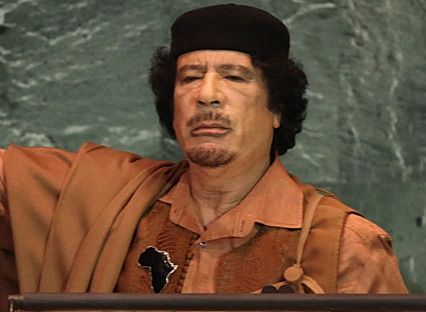 Col Muammar Gaddafi Libya