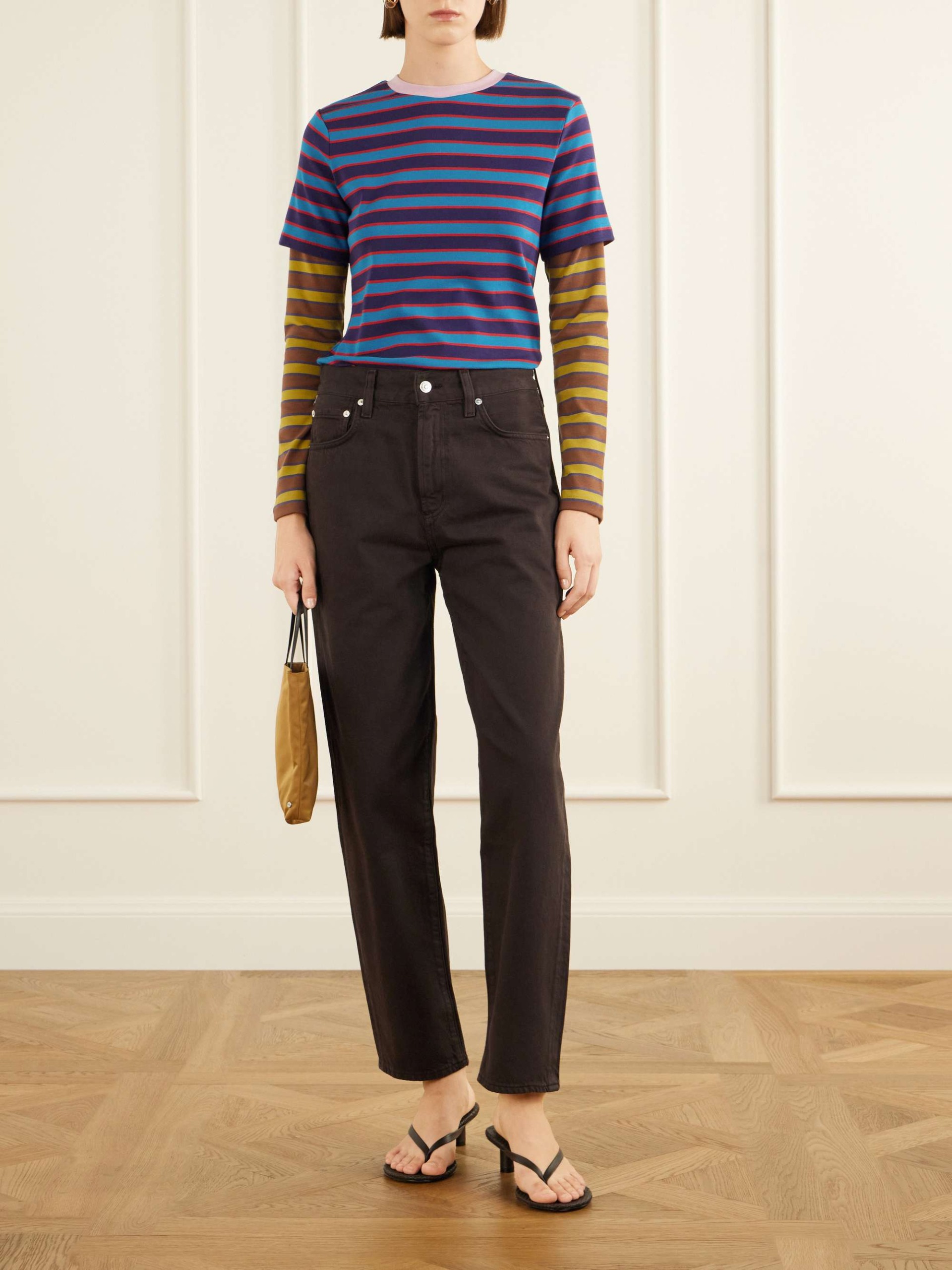 The Taper Jean Mid-Rise Straight-Leg Jeans