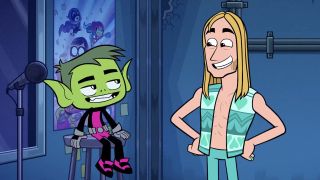 Beast Boy and Greg Cipes in Teen Titans Go!