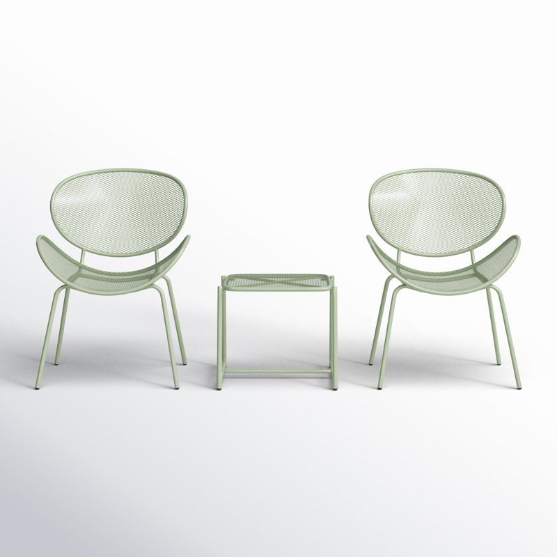 Wade Logan® Aynslie 3 Piece Seating Group & Reviews | Wayfair
