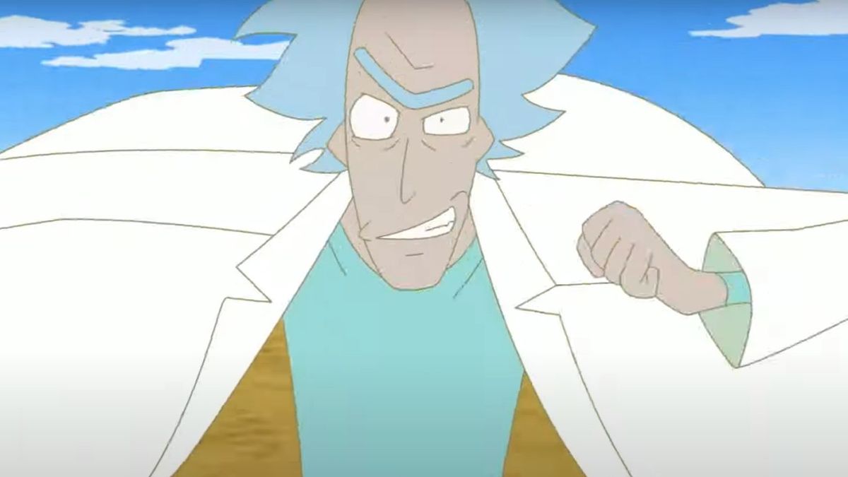 Rick Sanchez in Rick and Morty: The Anime