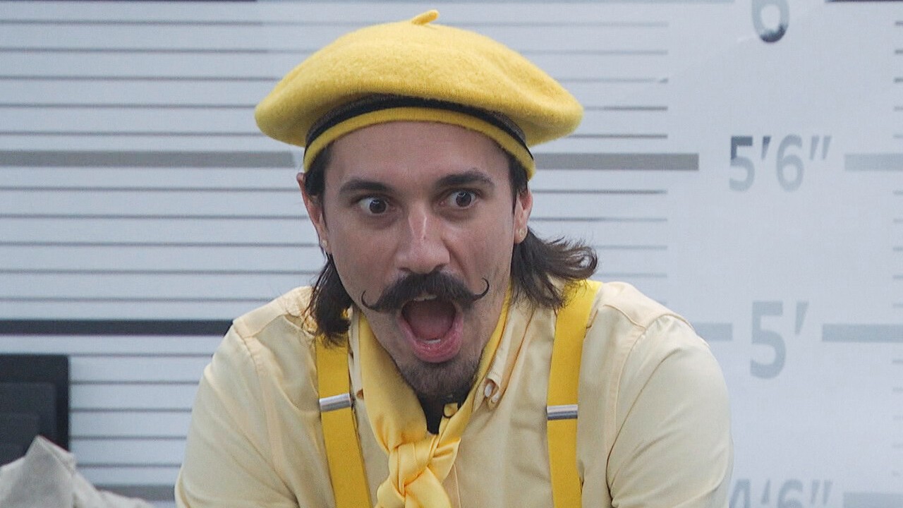 Vince making a goofy face