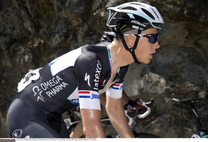 Niki Terpstra (Omega Pharma-Quick Step) enjoyed a stint in the break today
