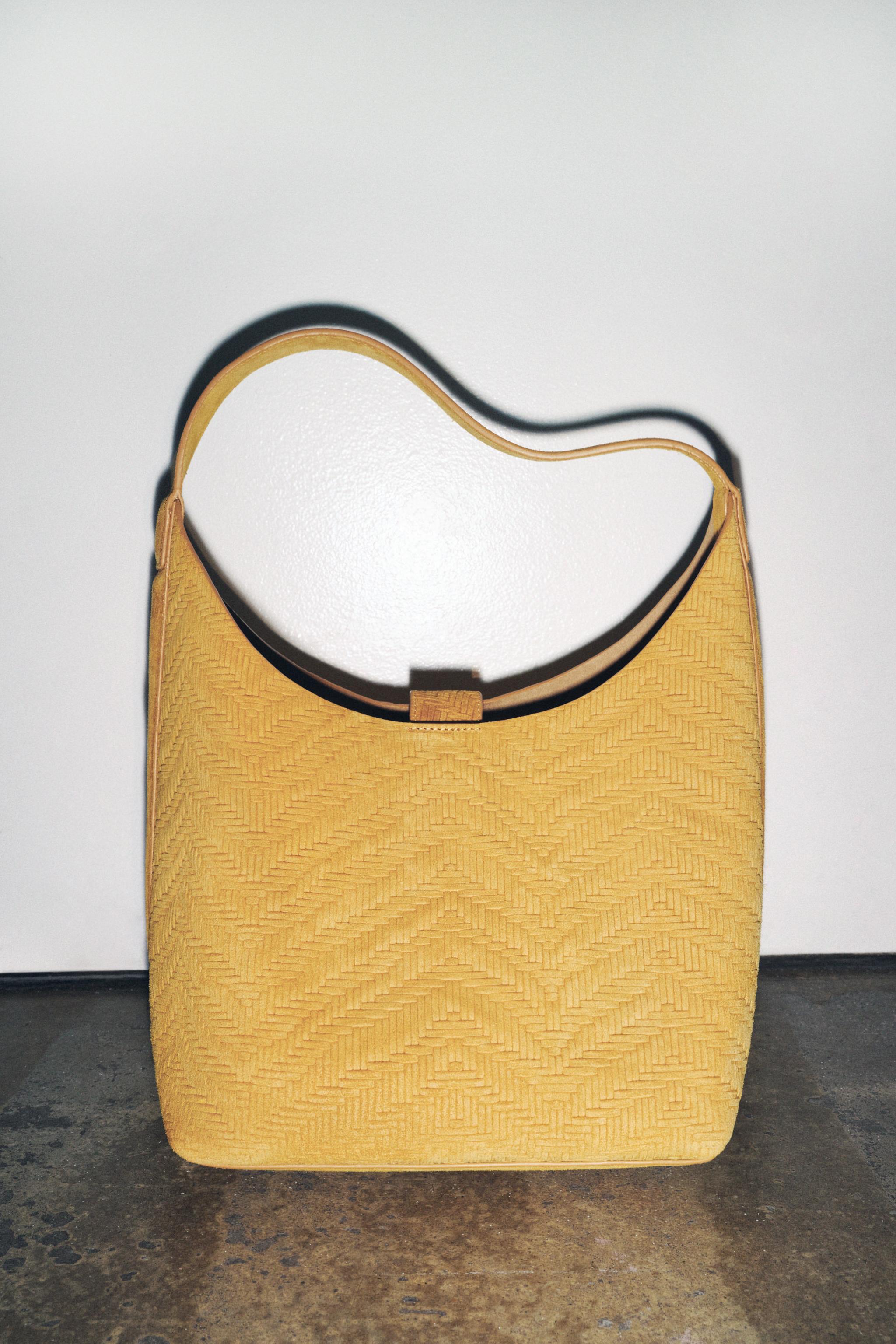 Braided Split Suede Bag
