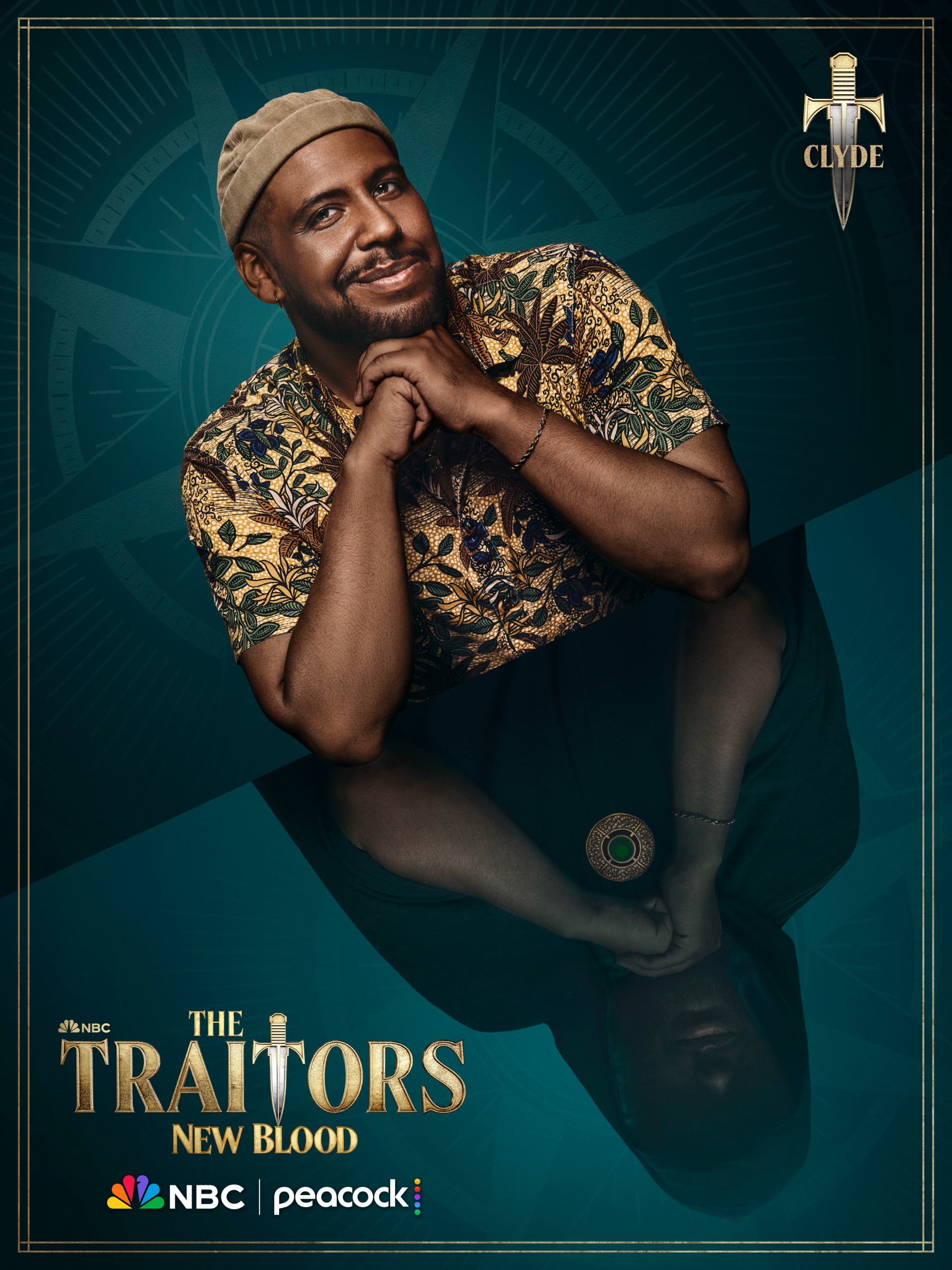 The cast portrait for Clyde Moser from NBC's 'The Traitors: New Blood.'