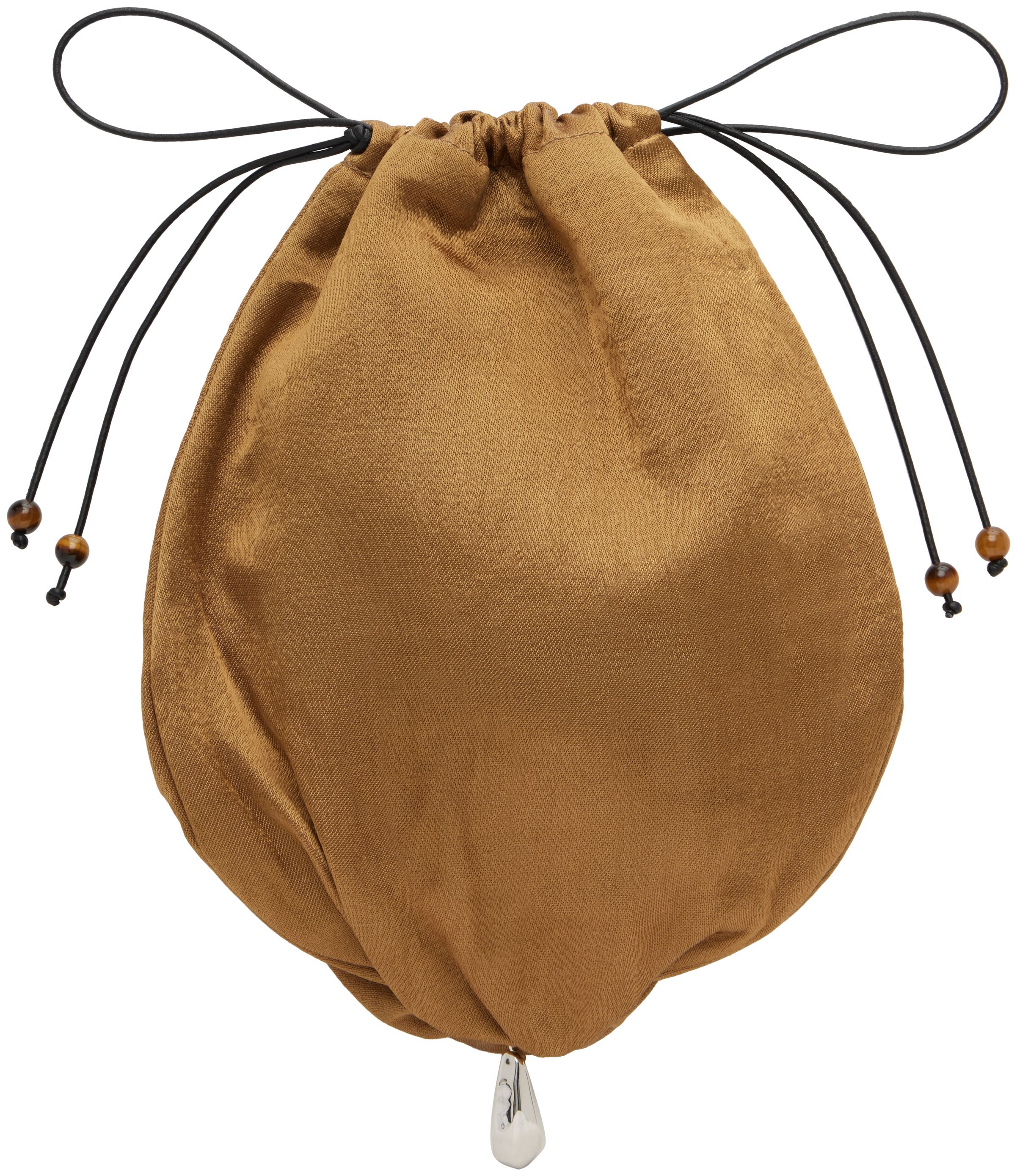 Brown Teardrop Pouch