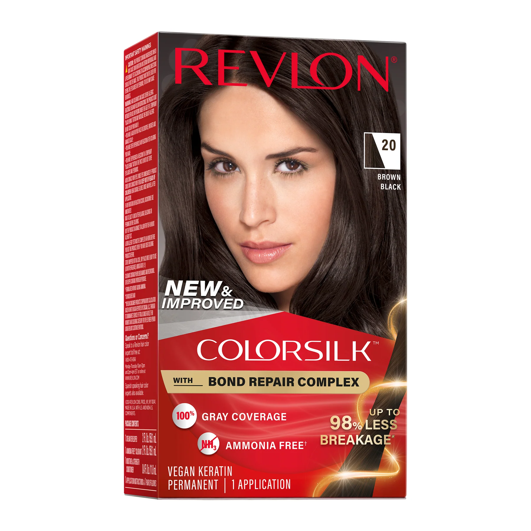 Revlon, Colorsilk&amp;trade; With Bond Repair Complex Permanent Hair Dye