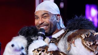 Ginuwine after being unmasked on The Masked Singer on Fox