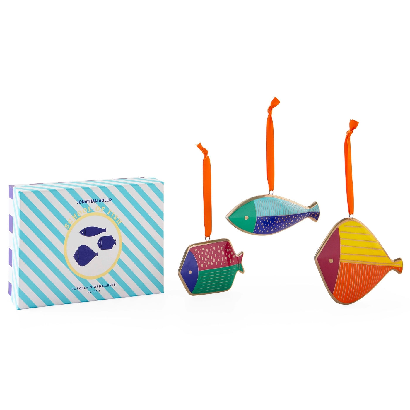 School of Fish Ornament Set