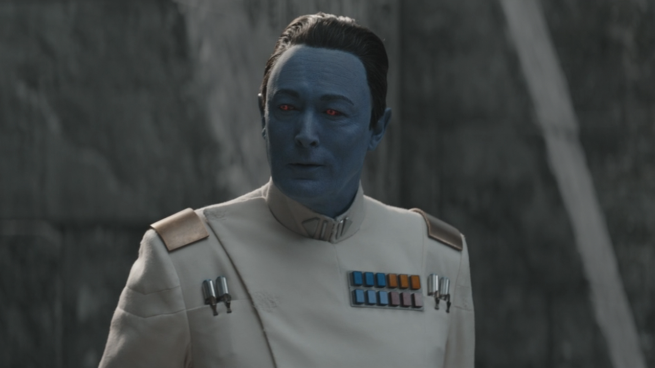 Lars Mikkelsen as Thrawn in Ahsoka's Episode 6