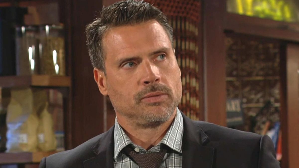 Joshua Morrow as Nick Newman in a suit in The Young and the Restless