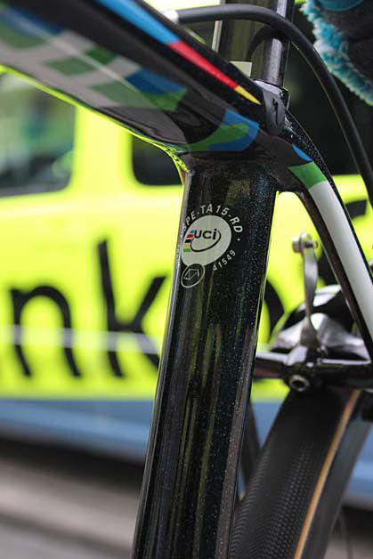 World champion Peter Sagan's Specialized S-Works Tarmac