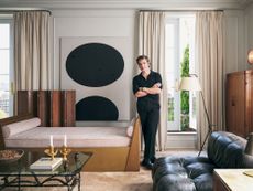 jeremiah brent in a living room