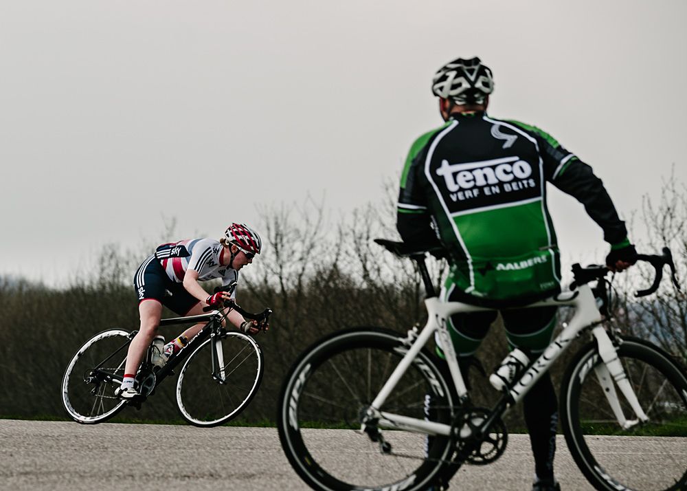 Energiewacht Tour Stage 3 - fans at the side of the road