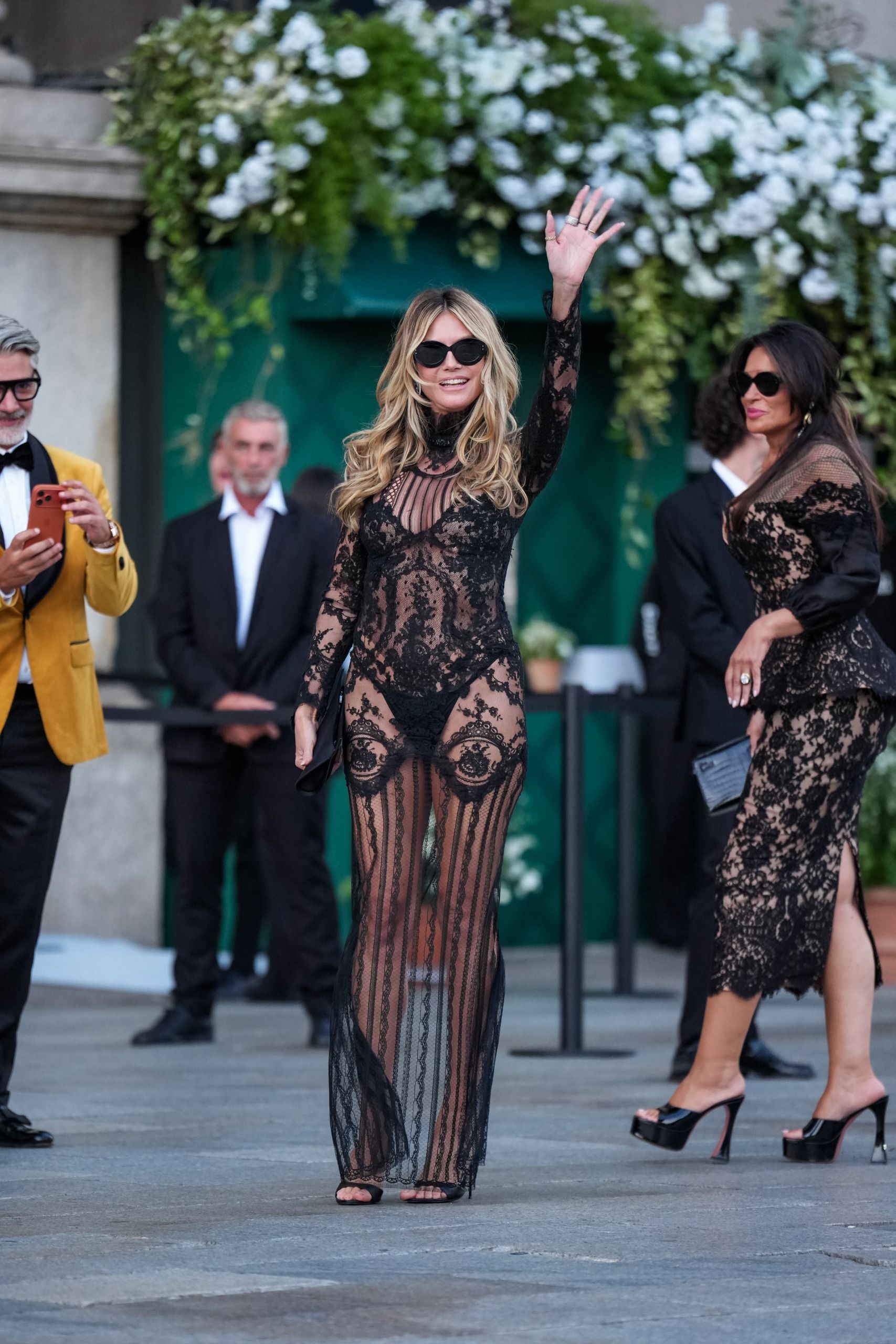 Heidi Klum's celebrity look at Milan Fashion Week 2026