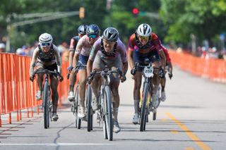 Rosa Klöser wins the women's elite race at Unbound.