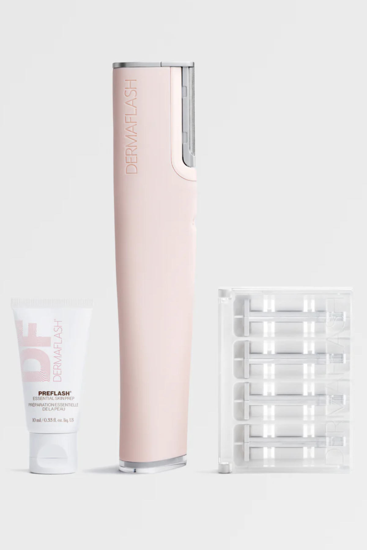 DERMAFLASH LUXE+ Anti-Aging, Exfoliation + Peach Fuzz Removal Set
