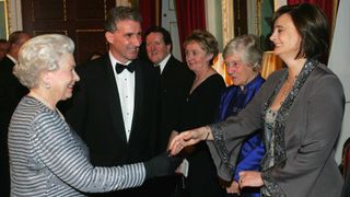 Queen Elizabeth II and Cherie Blair