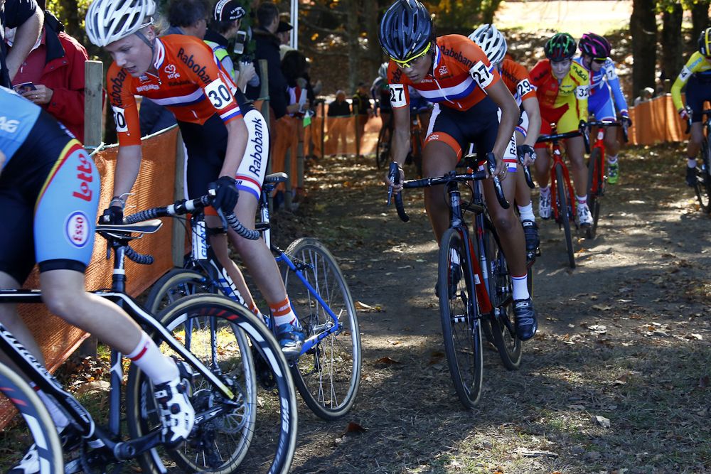 Netherlands' Ceylon Del Carmen and Annemarie Worst