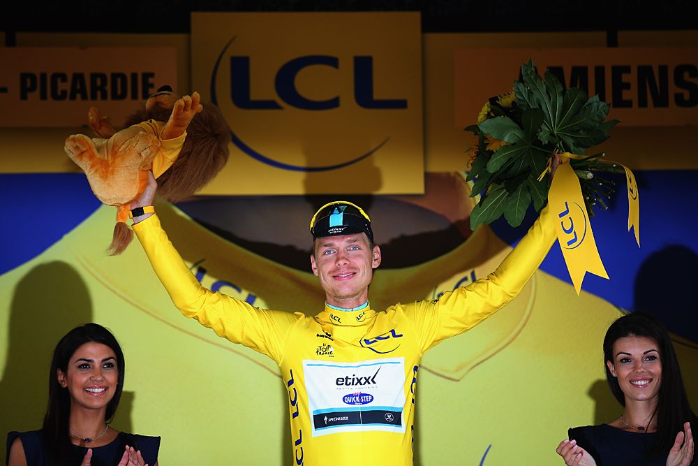 Tony Martin (Etixx-QuickStep) leads the Tour de France after stage 5