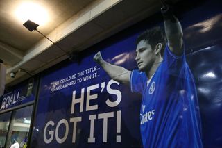 Frank Lampard mural at Chelsea's Stamford Bridge