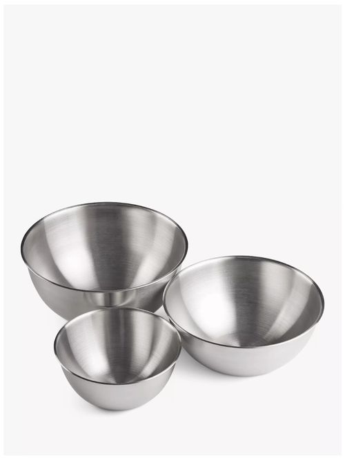 John Lewis Nesting Stainless Steel Mixing Bowls