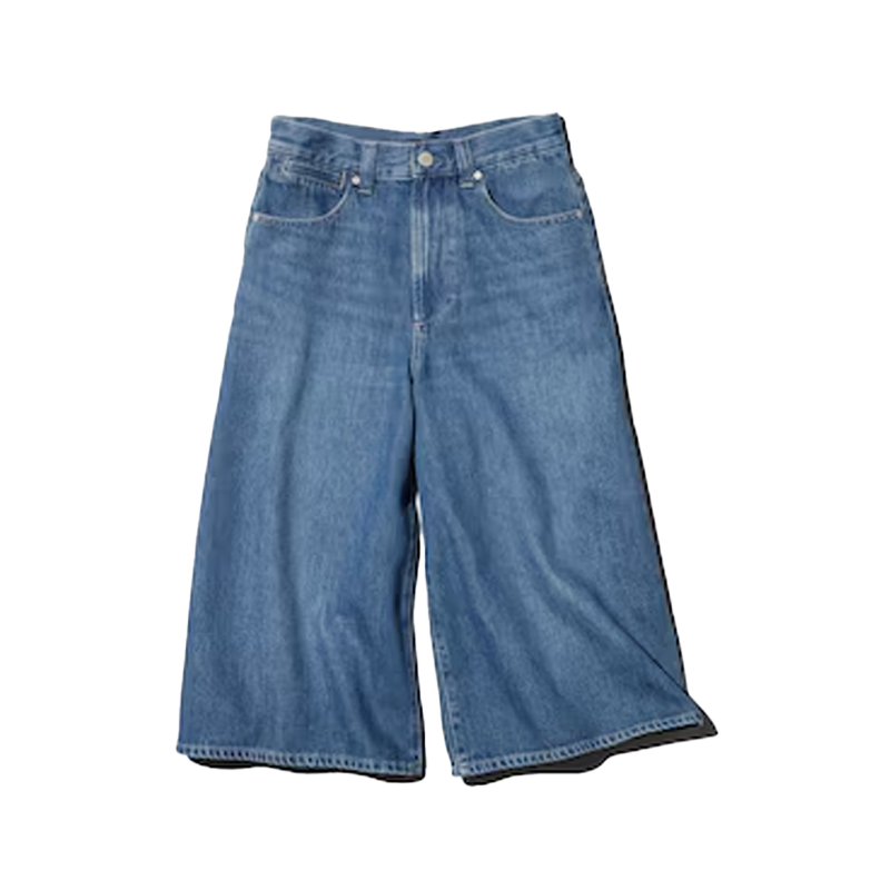 denim culottes, Uniqlo