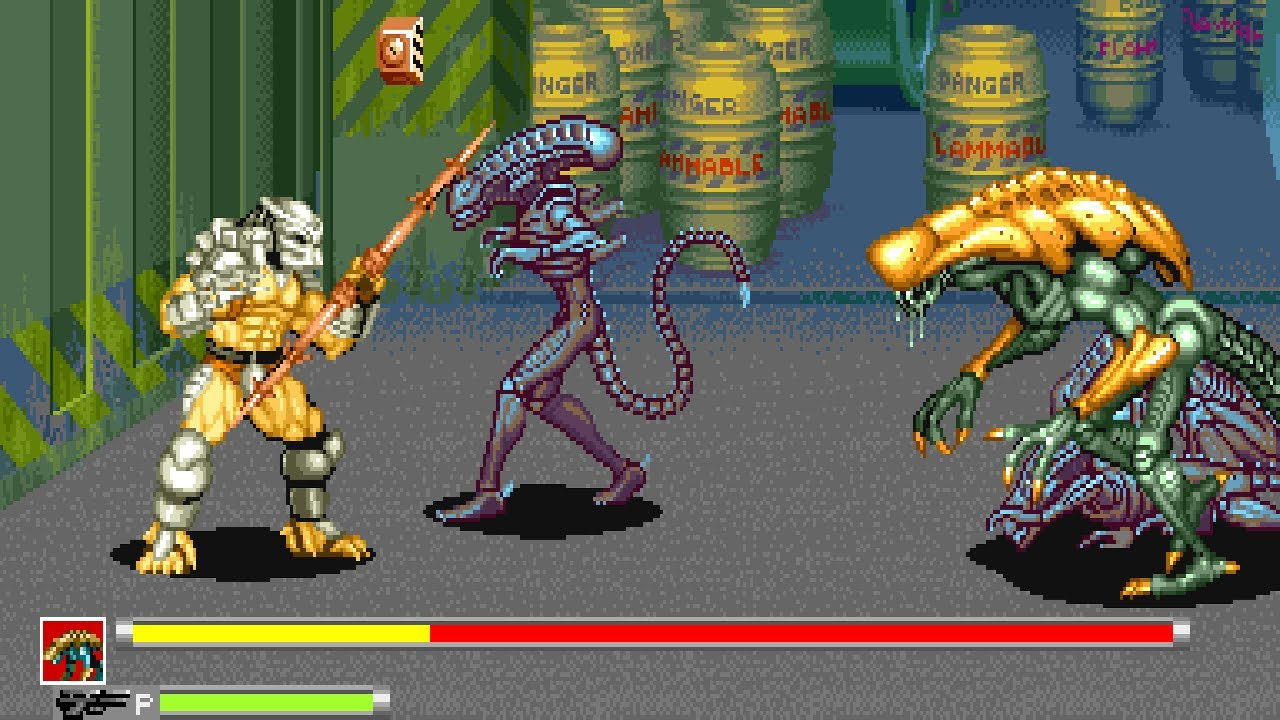 Screenshot from the Capcom beat em up 