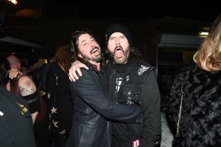 Dave Grohl with Phil Demmel