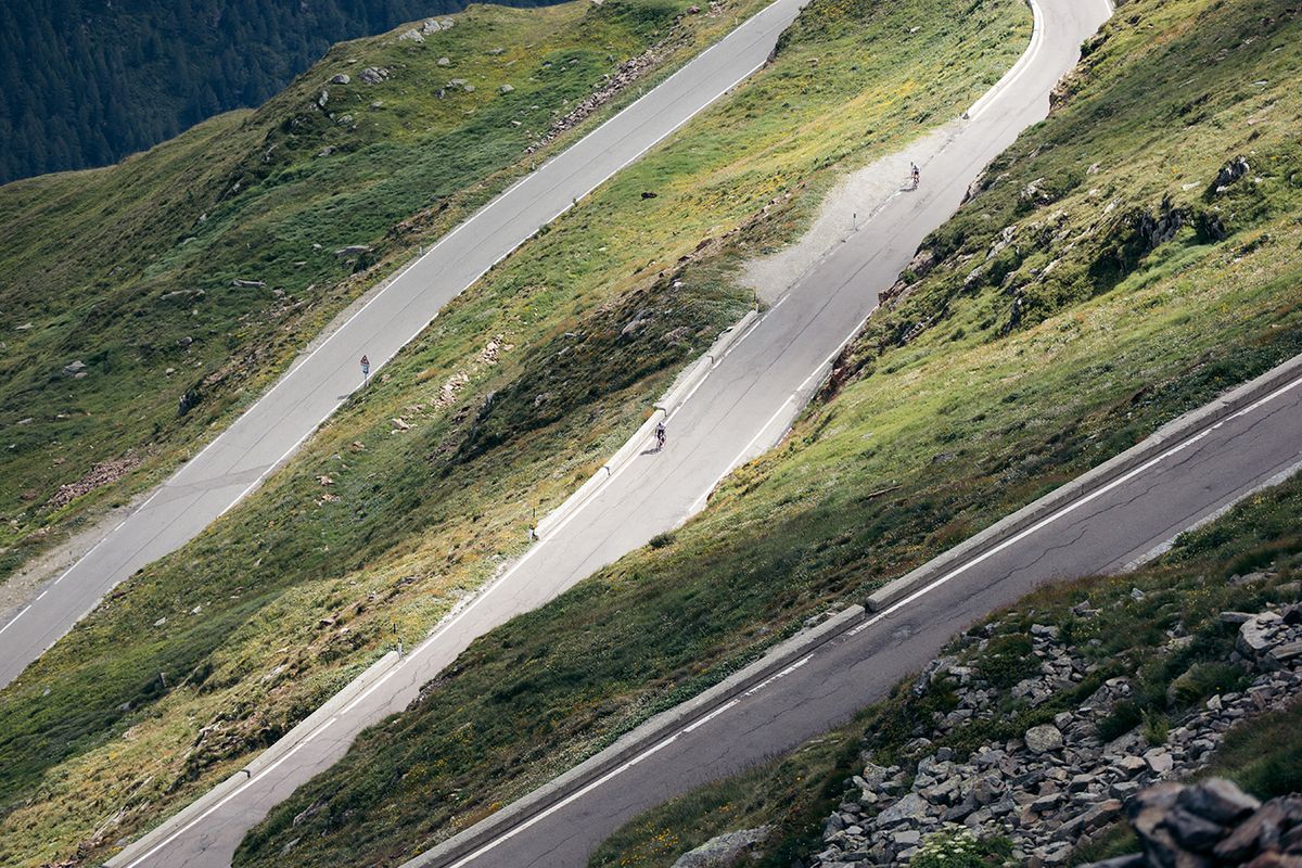 Team Sunweb training in K&uuml;htai, Austria in July after the coronavirus pandemic halted the road season