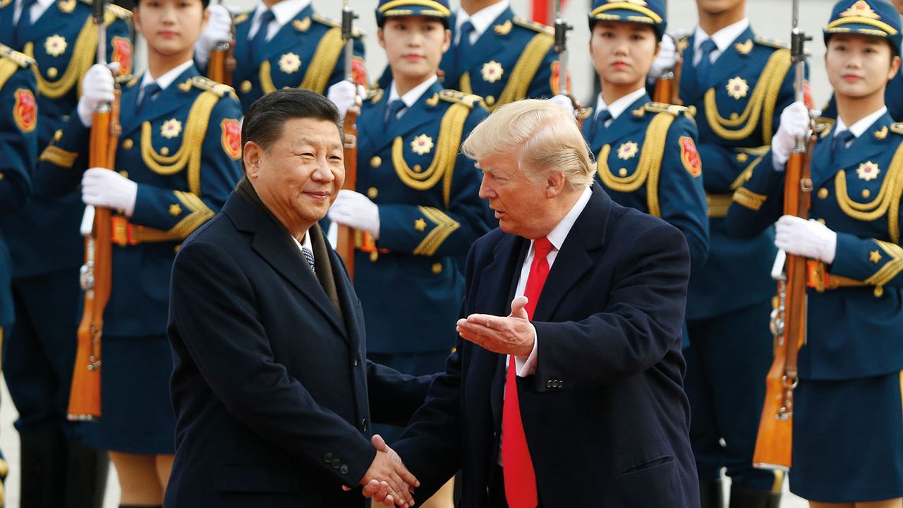 Xi Jinping and Donald Trump