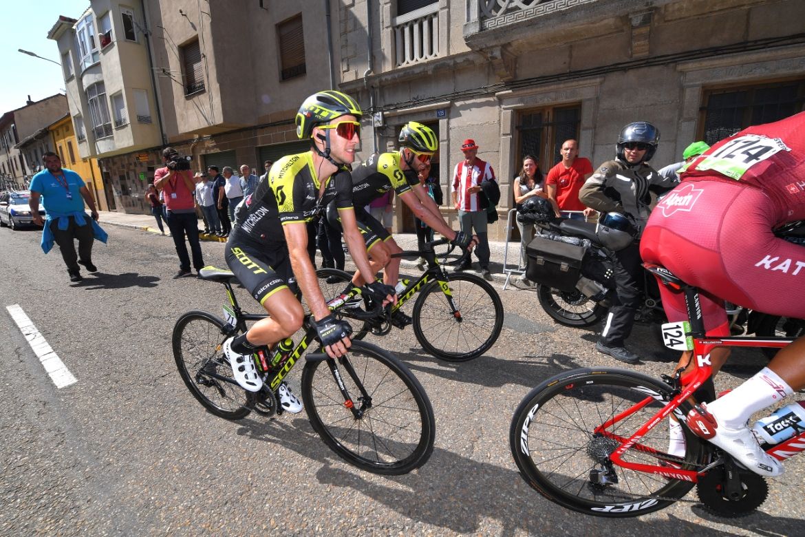 Simon Yates at the start