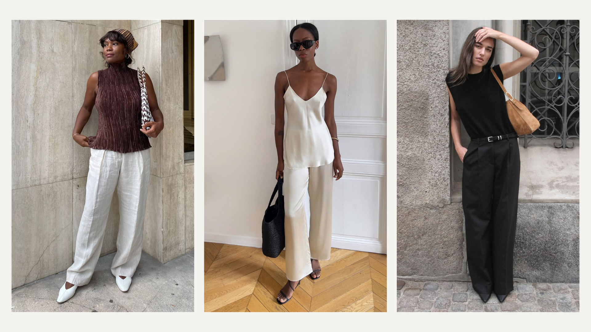 Three French-girl summer outfit formulas