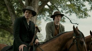 Anthony Boyle and Will Harrison in Manhunt
