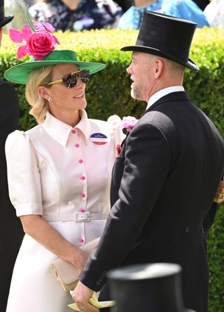 Zara and Mike Tindall at the Royal Scot in 2022