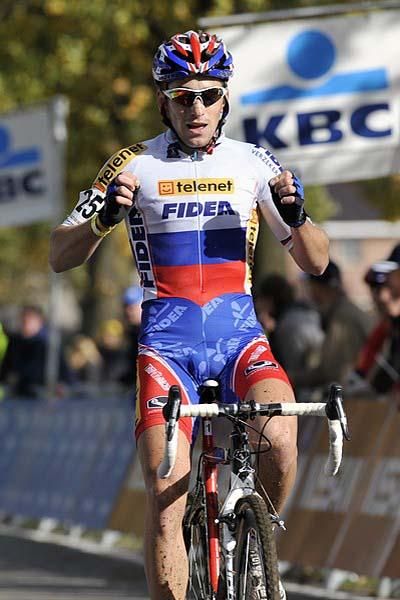 Robert Gavenda (Telenet Fidea) wins the Under 23 men's race