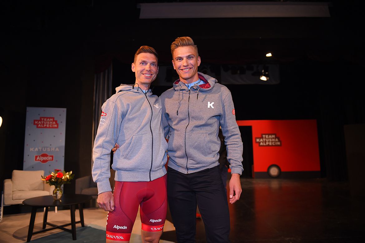 Germans Tony Martin and Marcel Kittel together again