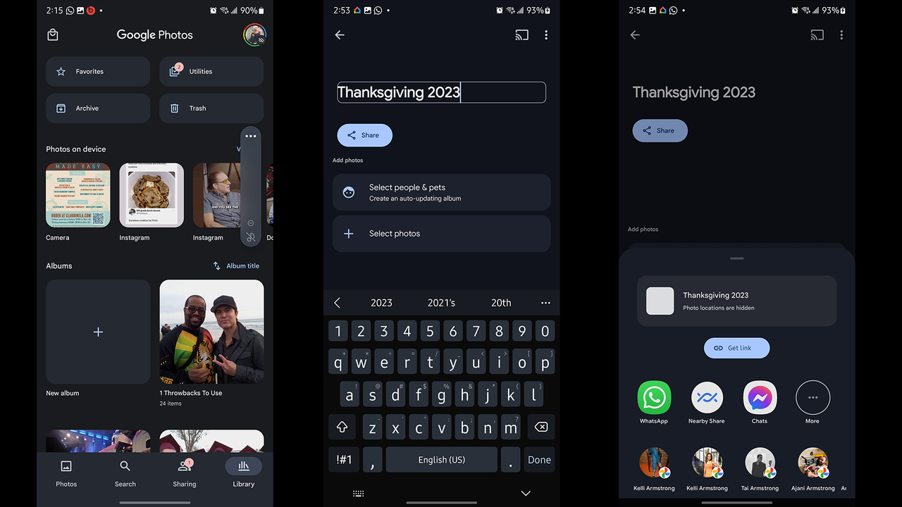How-to create Shared Albums, step-by-step