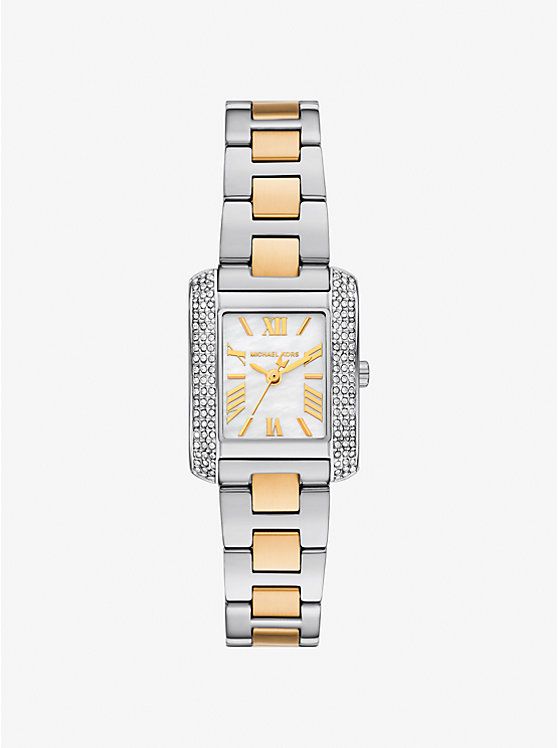 Petite Emery Pavé Two-Tone Watch
