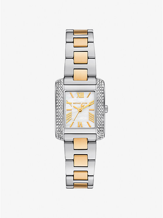 Petite Emery Pavé Two-Tone Watch