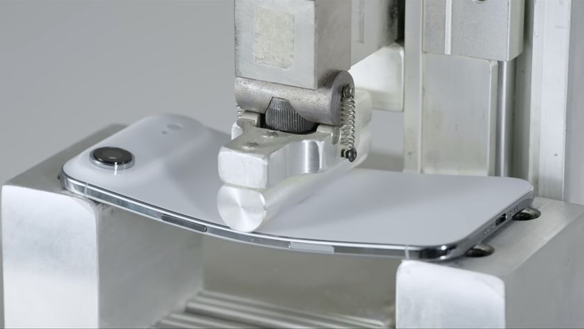 iPhone Air in bend test by Allstate Protection Plans